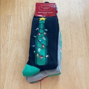 St. Nicholas Square Men’s Holiday Socks NWT 7-12